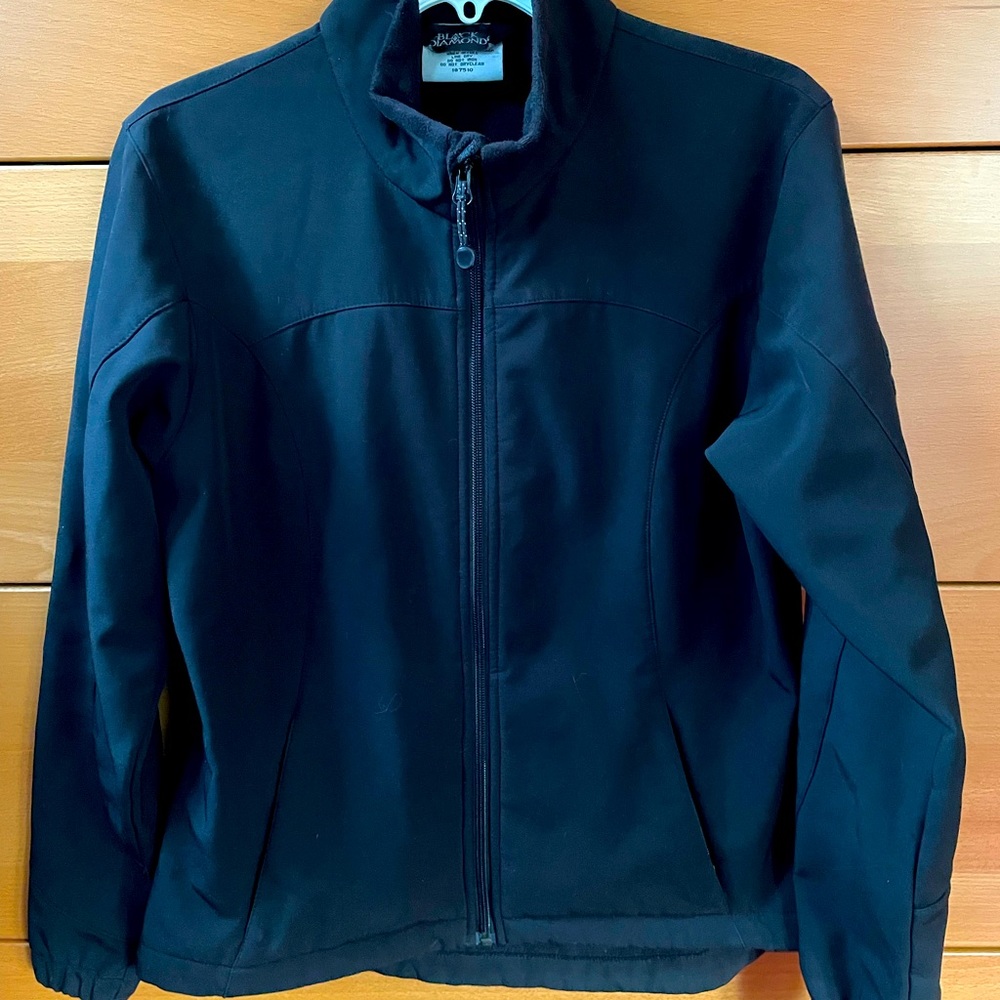 Fleece lined water resistant jacket